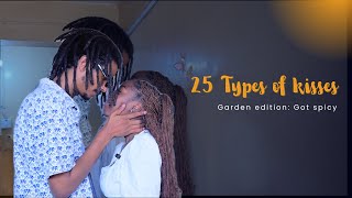 25 TYPES OF KISSES 😘  THINGS GOT SPICY🥵  must watch faded af [upl. by Ayote]