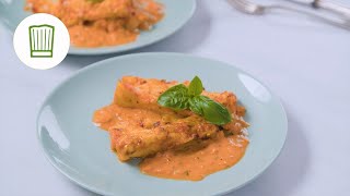 Fischauflauf einmal anders  mit TomatenSahnesauce  Chefkoch [upl. by Taddeo984]