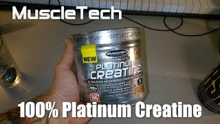 MuscleTech 100 Platinum Creatine Review [upl. by Sorgalim216]