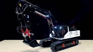 Awesome RC Excavator HIDROMEK HMK490 LCHD From MetalHobi [upl. by Nicholson941]