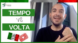 TEMPO e VOLTA  Learn Italian with Vaporetto Italiano [upl. by Abad344]