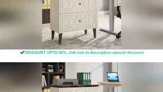 Tribesigns 2 Drawer File Cabinet Office Filing Cabinet Wood Storage Printer Stand [upl. by Geilich]