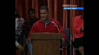 Carlton speaks at Ashleys school for career day Fresh prince of Bel Air [upl. by Glori]