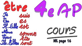 🔹️Japprends à conjuguer le verbe être au présent ♧ 4e année Module 1 J 3 [upl. by Eessac]