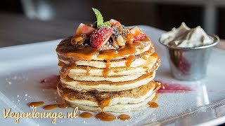 HAVERMOUT PANNENKOEK🥞🥞🥞RECEPTCRANBERRY BANAAN EN APPEL🍌🍎 [upl. by Ramraj]