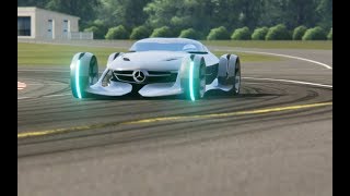 MercedesBenz Silver Arrow Concept Top Gear Testing [upl. by Kcirdez]