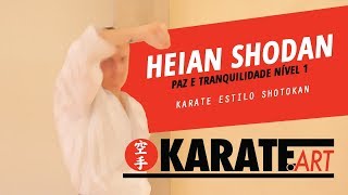 Heian Shodan  Shotokan Karate por Guilherme Marques  KarateArt [upl. by Odo]