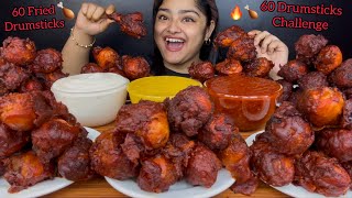 60 SPICY CHICKEN DRUMSTICKS EATING CHALLENGE  FRIED CHICKEN DRUMSTICKS EATING CHALLENGE  MUKBANG [upl. by Laehcym]