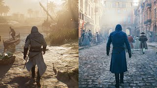 These Two Games are 9 Years Apart  Assassins Creed Mirage VS Unity [upl. by Gerdi]