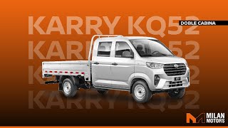 NUEVA KARRY DOBLE CABINA CONFORT KQ52 0KM  MILAN MOTORS [upl. by Anselmo]