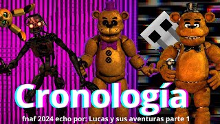 la cronología de five nigths at freddys hasta help wanted 2 [upl. by Gnemgnok]