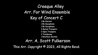 Creeque Alley  Wind Ensemble Cover [upl. by Ahsiadal812]