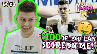 “Let’s Play 1v1” Tyler Herro Gets EMBARRASSED By Mom How He Became The Heats TOP Scorer  Ep 3 🔥 [upl. by Labaw]