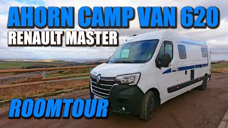 Kastenwagen Camping  Roomtour Ahorn Camp Van 620 Renault Master [upl. by Calise]