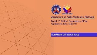 Procurement Livestream for DPWH Bohol 1st DEO on November 20 2024 [upl. by Inanak]