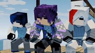 Gang Torture Dance  JoJos Bizzare Adventure Golden Wind Minecraft Animation [upl. by Acissj]