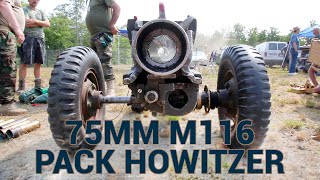 The WWII 75mm M116 Pack Howitzer Still Thunders [upl. by Letsirc475]