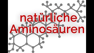 Natürliche Aminosäuren  wichtigste Bausteine für den Körper [upl. by Pepi]