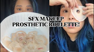 Prosthetic Roulette Challenge Creating SFX looks with a random prosthetic [upl. by Anelet]