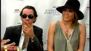 Jennifer Lopez y Marc Anthony hablan del embarazo [upl. by Poul]