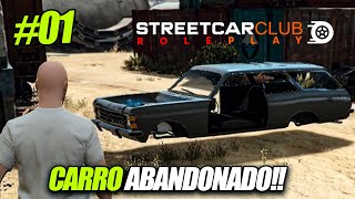 GTA RP 1  VOU MONTAR um CARRO ABANDONADO NEM ACREDITO STREET CAR CLUB RP [upl. by Ohnuj]