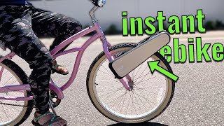 CLIP is the Worlds Quickest Ebike Conversion Kit to make Old Bikes into EBikes [upl. by Ddot]