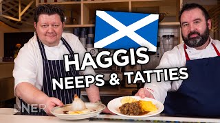 Haggis Neeps amp Tatties  Cooking with LNER  Burns Night [upl. by Roon]