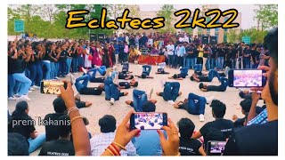 Eclatecs 2K22 Fest Flash Mob Jntua kalikiri ECE flash mob 2022ECE fest in Jntua kalikiri Jntuacek [upl. by Yonatan]