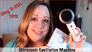 Ultrasonic Fat Cavitation Machine How To Use Tips [upl. by Mark]