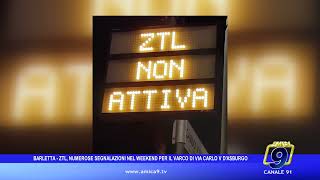 Barletta  ZTL numerose segnalazioni nel weekend per il varco di via Carlo V DAsburgo [upl. by Reham]