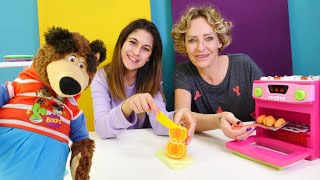 Oyuncak Kafe PlayDoh hamurundan tatlılar yapıyoruz Çocuk videosu [upl. by Krawczyk]