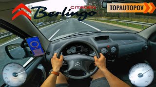 Citroen Berlingo 14i 55kW 88 4K60 TEST DRIVE POV  SOUND ENGINE ACCELERATION TopAutoPOV [upl. by Yajiv]