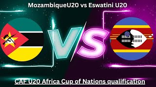 Mozambique U20 vs Eswatini U20 Live Football match CAF U20 Africa Cup of Nations qualification [upl. by Laven]