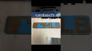 Major League Baseball Laser Engraving with omtech [upl. by Edette]