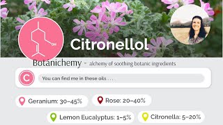 Chemistry series  Citronellol [upl. by Connie]