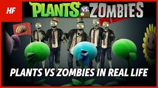 Plants VS Zombies IN REAL LIFE FAN MADE by HETHFILMS [upl. by Notned]