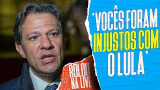 Haddad detona jornalista lavajatista  Galãs Feios [upl. by Nawud]