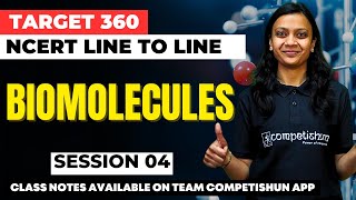 Biomolecules  Session4  NEET 2024  NEET 2025  Poonam maam neet ncert biology [upl. by Lindemann575]