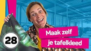 Maak zelf je tafelkleed [upl. by Aisatna]