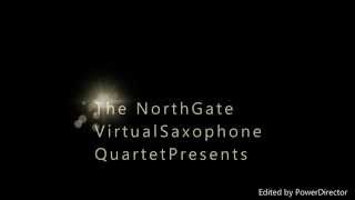 Sérénade Mélancolique  Robert Clérisse NorthGate Saxophone Quartet [upl. by Thorncombe]