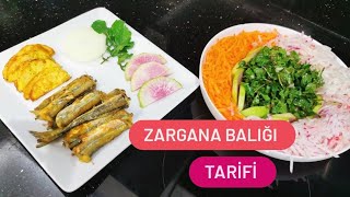 İLK DEFA YAPTIM ✅Zargana Balığı Nasıl Temizlenir  Fırında Zargana Balığı Tarifi  Fırında Balık [upl. by Idok]