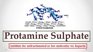 Protamine sulphate uses antidote effects mechanism indications and ADRs ☠ [upl. by Mmada]