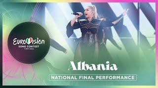 Ronela Hajati  Sekret  Albania 🇦🇱  National Final Performance  Eurovision 2022 [upl. by Akemehs]