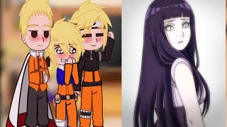 Naruto react to Hinata  gacha club react [upl. by Occir393]