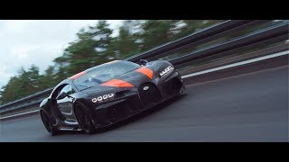 BUGATTI Chiron breaks through magic 300mph barrier [upl. by Adnorehs]