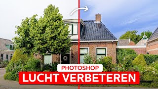 Saaie LUCHT verbeteren in PHOTOSHOP  Lightroom en Photoshop tips  Zoomnl [upl. by Ruby]