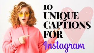 Captions for Instagram  Best Unique Captions  Best Captions For Instagram [upl. by Rochette]