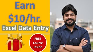 Free Excel course  How to earn money online using Excel [upl. by Meehsar335]