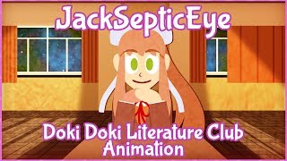 JackSepticEye Animated  Doki Doki Literature Club The new member is here [upl. by Ylle461]