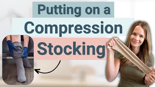 Easily Get a Compression Sock On [upl. by Oicelem]